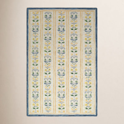 Manor Hand-Knotted Floral Rug