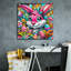  «Pâques lapin - abstrait éclatant» par Rey Klimt, art mural sur toile, 26 po x 26 po-1585677571