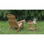 Chaises longues d'extérieur 2 pièces, chaise Adirondack avec porte-gobelet intégré-190407741