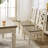 Solid Wood Redoak beech white and gray Dining Table-24373698