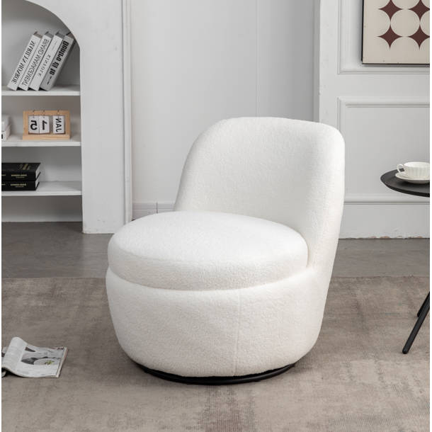 Mercer41 Milun Upholstered Swivel Barrel Chair | Wayfair