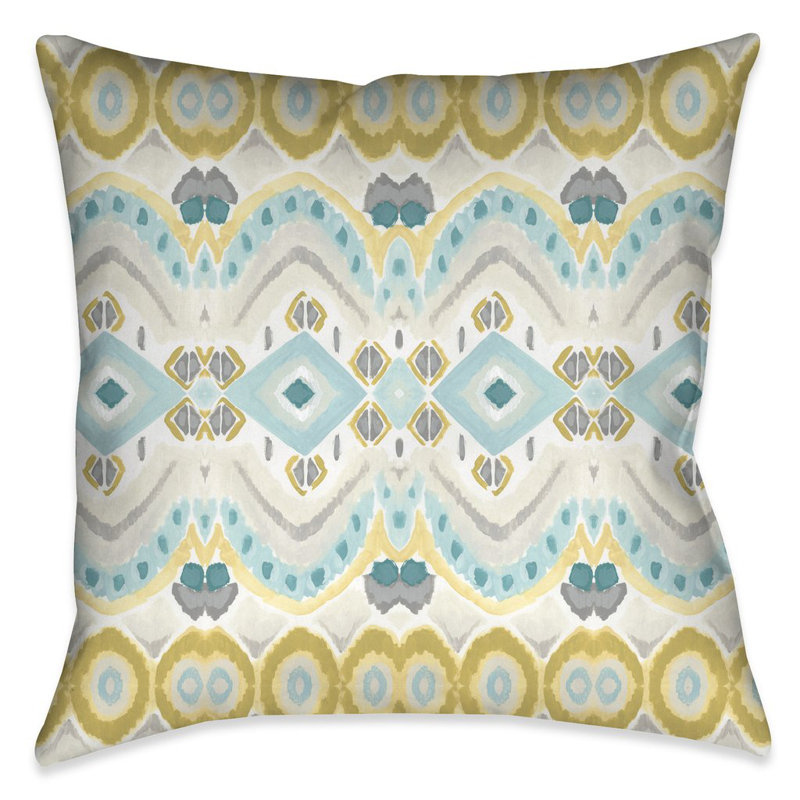 Coussin Textile Impressions, 20 po x 20 po, Intérieur / extérieur