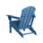 Outdoor Adirondack Chair Set Weather-Resistant HDPE Foldable Patio Chair Fire Pit Chair with Cup Holder-523273410
