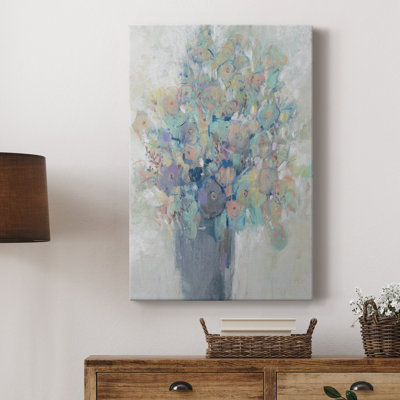 Bouquet I - peinture sur toile tendue