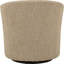 Fauteuil demi-tonneau pivotant en polyester 30,5 po Anrea-1608296697