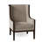 Jameson 28" Wide Down Cushion Wingback Chair-23976142-48100700
