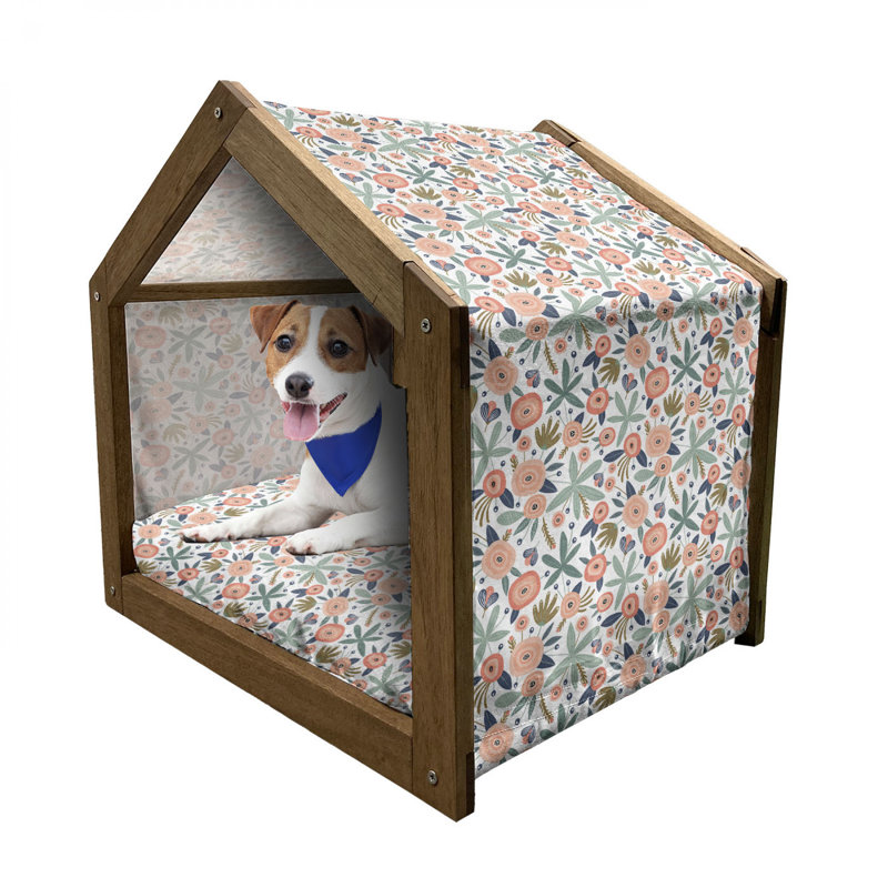 Niche pour chien en bois, H 22,44 po x l 23,62 po x P 17,72 po