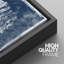 «Minimal Botanical», feuilles de la jungle bleue, art nautique corail, impression sur toile, 3 pièces-91260193-91260194