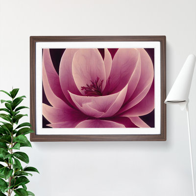 Gracious Carnation Flower Abstract - Single Picture Frame Print