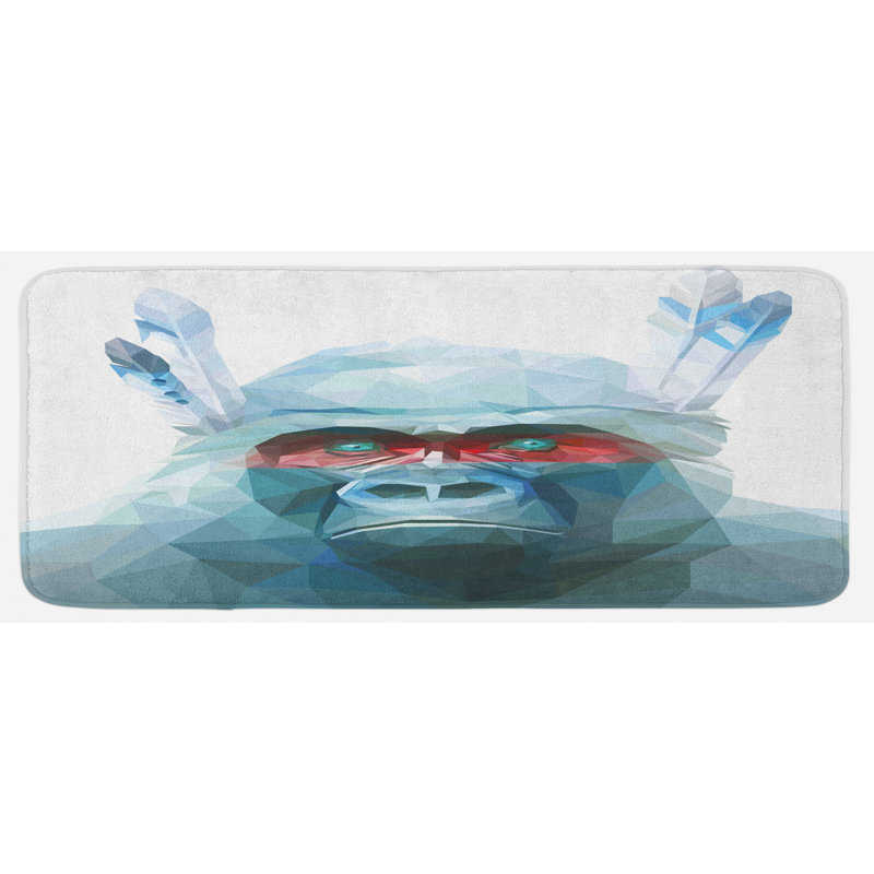 Rustic Polyester Kitchen Mat