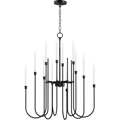 Lustre classique à 12 lumières de style bougie Wrightsville