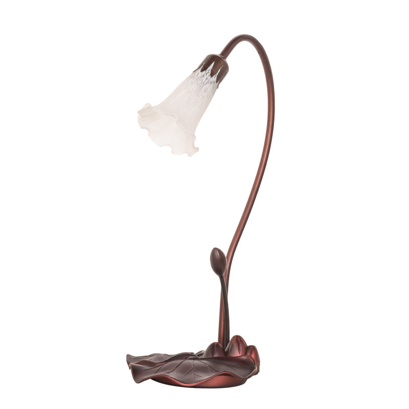 Lampe de table arquée White Pond Lily