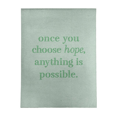 Quotes Chenille Indoor Rug