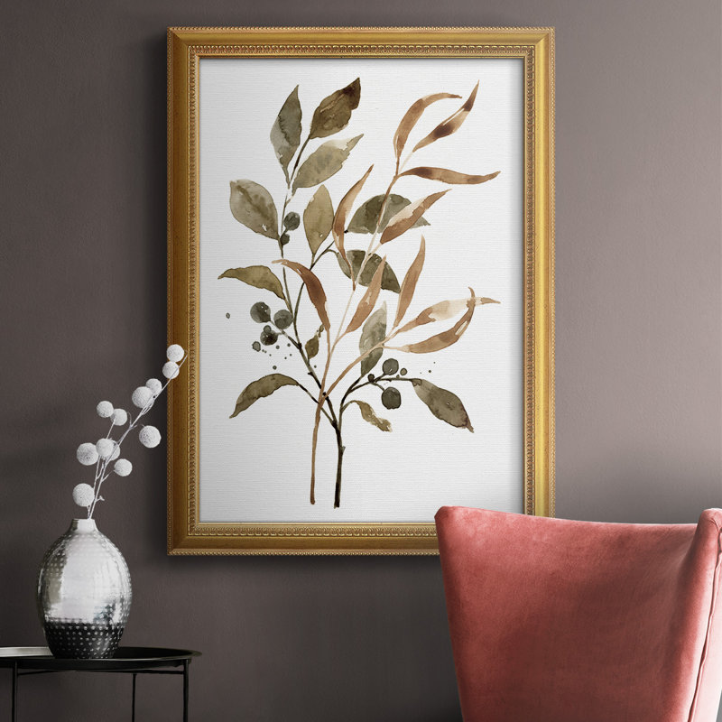 Toile encadrée de qualité supérieure «Preserve Autumn Leaves II» - prête à être accrochée, H 20 po x l 16 po x P 2,5 po