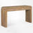 Raize Rustic Console Table With Fluted Drawer Front-1614088798
