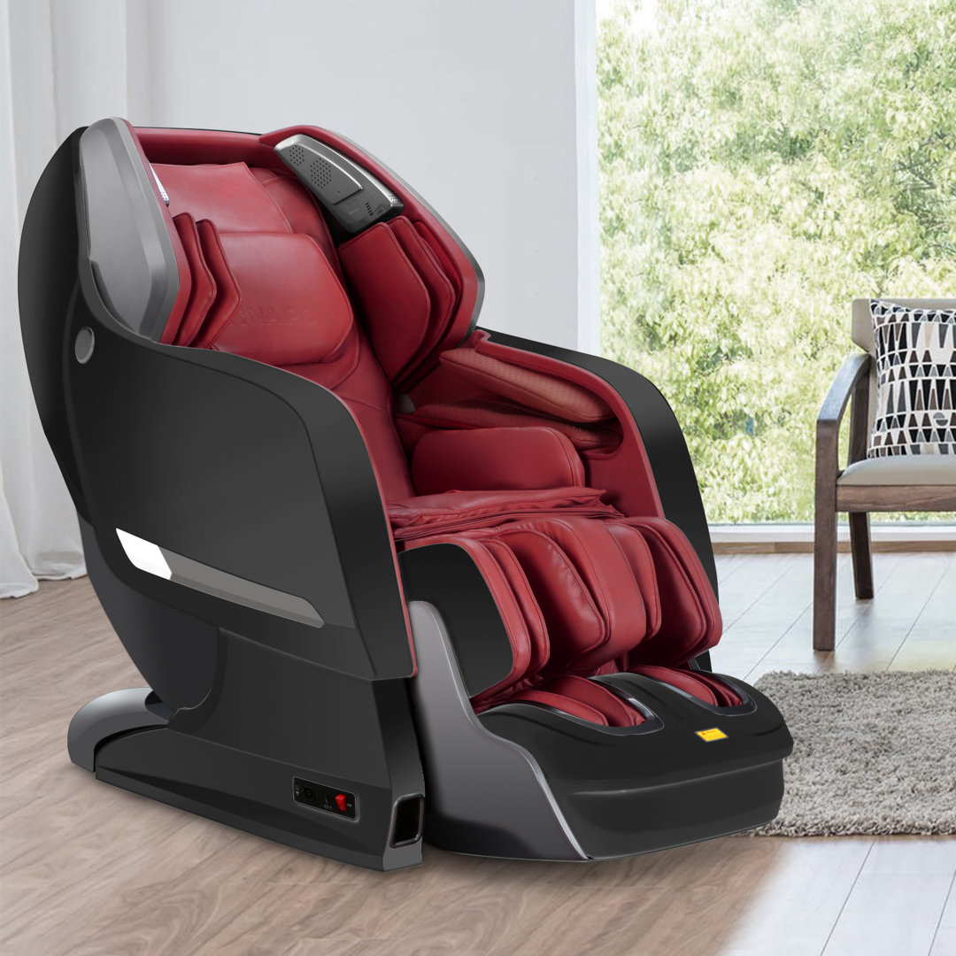 Shiatsu 3d Massagesessel, Ganzkörper, Schwarzrot, Mgc-8600