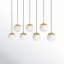 Luminaire suspendu en forme de globe à 7 lumières pour îlot de cuisine Yearby-388720221-388720195