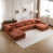 Tissu orange est en rupture de stock
