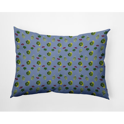 Coussin décoratif en polyester floral