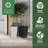 Finley Modern Recycled Plastic Indoor/Outdoor Square Vertical Planter-689302241-689302245