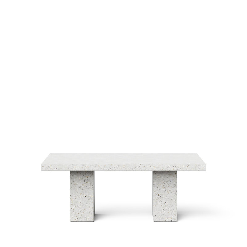 Mixx Elcor 82.75, Ivory Terrazo, 95" L x 47" W, Counter Table (36.25" Height)