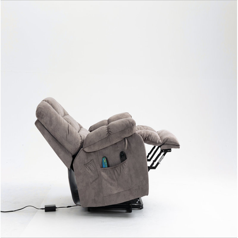 Fauteuil inclinable inclinable avec poche latérale, Chameau