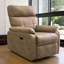Fauteuil inclinable électrique pivotant à 270 ° - commande à bouton tactile - charge USB - support moelleux - assemblage facile?-115753177