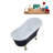 59.1'' x 27.6'' Freestanding Soaking Acrylic Bathtub-66366515-90752803