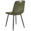 Set of 4 Dining Chairs ARGYLE Velvet-1353054012