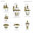 Alexavier Solid Brass Wall Light-1805978428