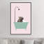 Hippopotame dans une baignoire, art encadré-49839969-49839970