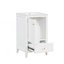 Meuble-lavabo avec lavabo, armoire de salle de bain avec porte à fermeture douce, support de rangement et tiroir