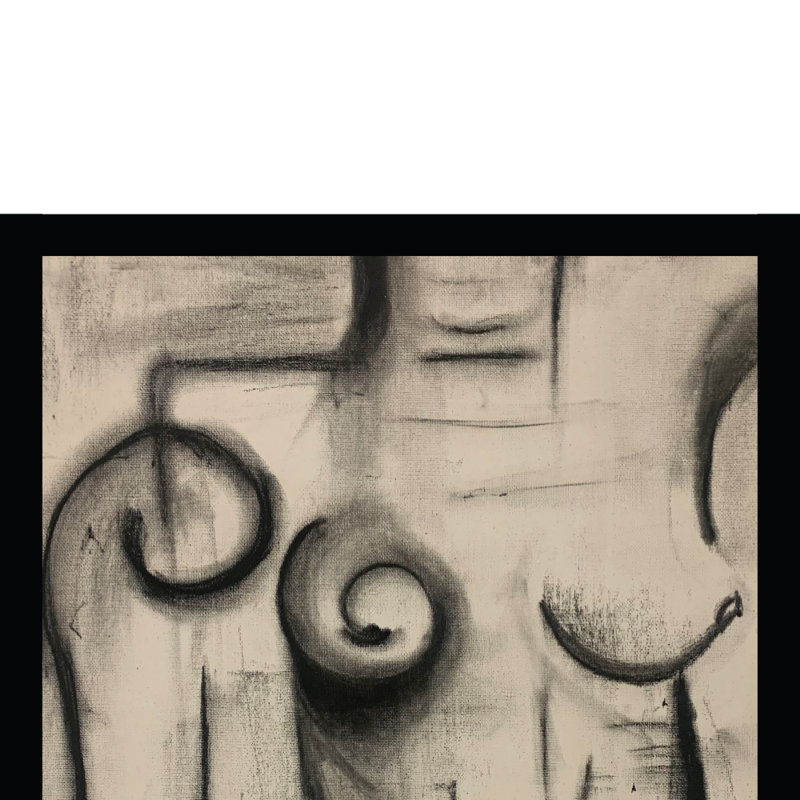 Charcoal Beauty, All Woman - reproduction encadrée