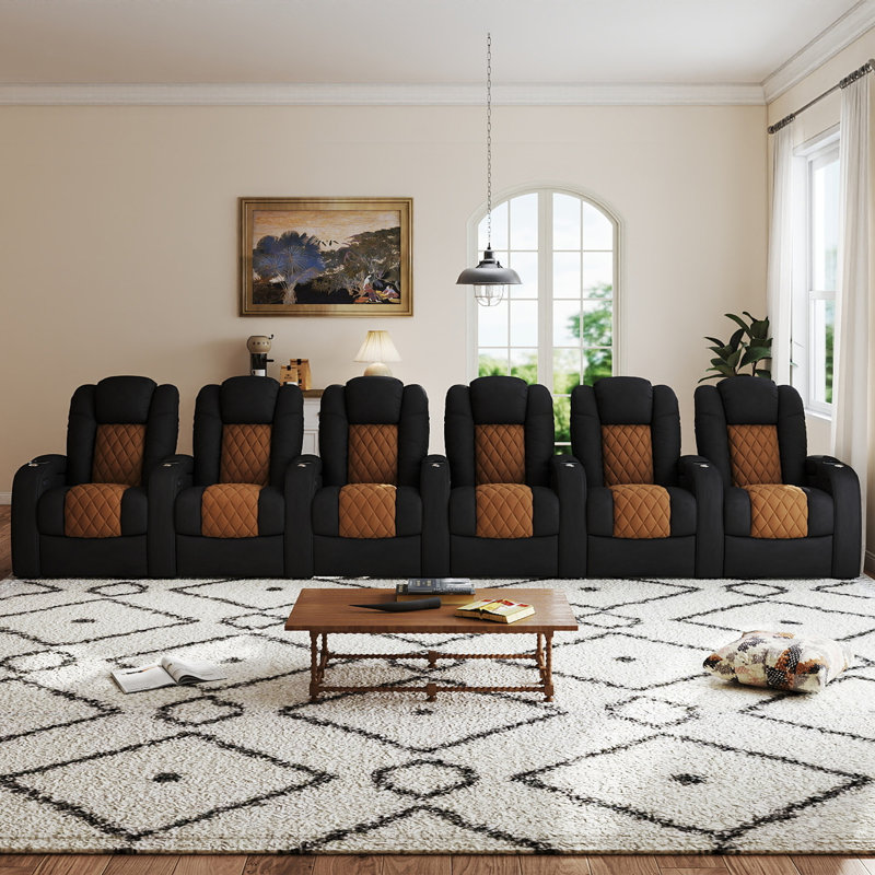 Fauteuil inclinable électrique à gravité zéro, Noir / chameau