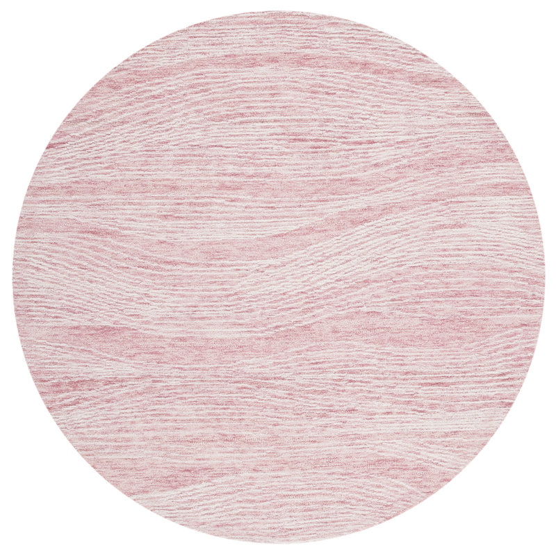Abstract Wool Hand Tufted Area Rug, Round 183 cm