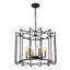 Lustre tambour unique à 6 lumières