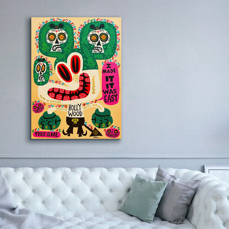  «Hollywood Mouse No. 2» par Jorge R. Gutierrez, art mural sur toile, 40 po x 54 po, H 54 po x l 40 po