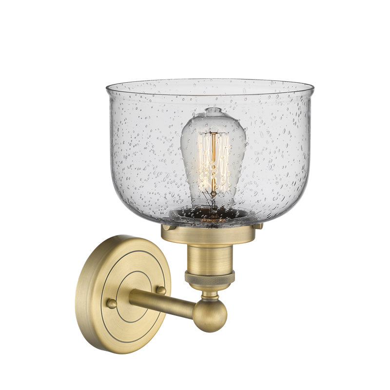 Cetronia Armed Sconce, Seedy, Brushed Brass