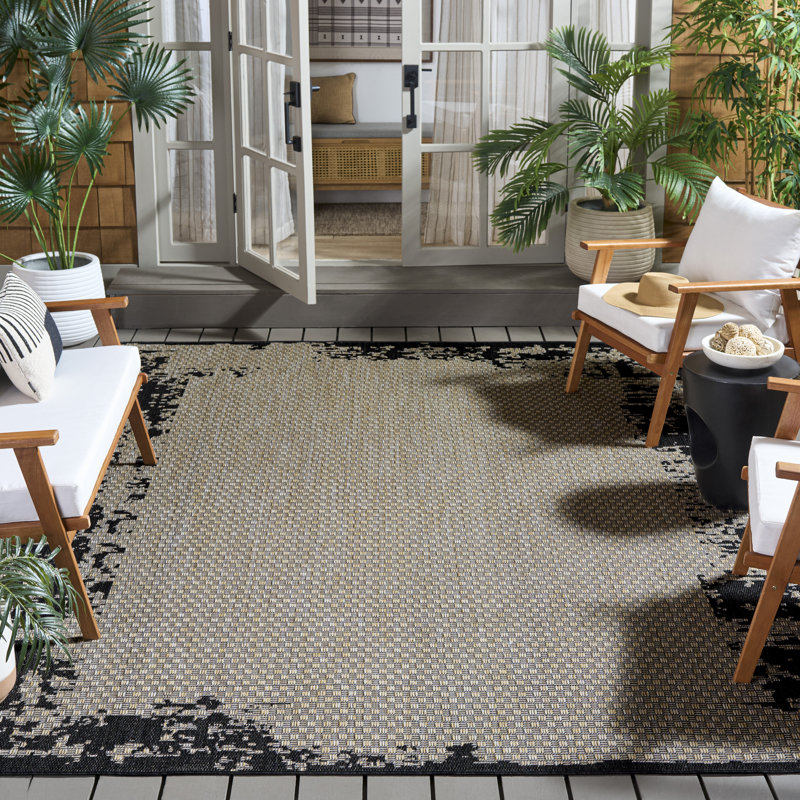 Lanam Performance Performance Abstract Rug, Rectangle 8' x 10'