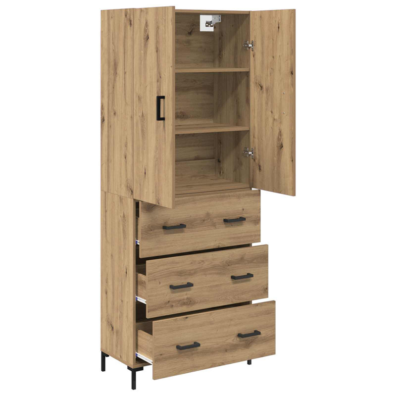 69.5cm Sideboard, Artisan Oak