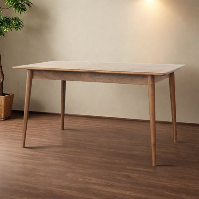 White oak modern dining table