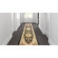 Tapis à motif de médaillon en oléfine Damora-892836081
