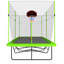 Trampoline en acier 10 pi avec panier de basketball vert