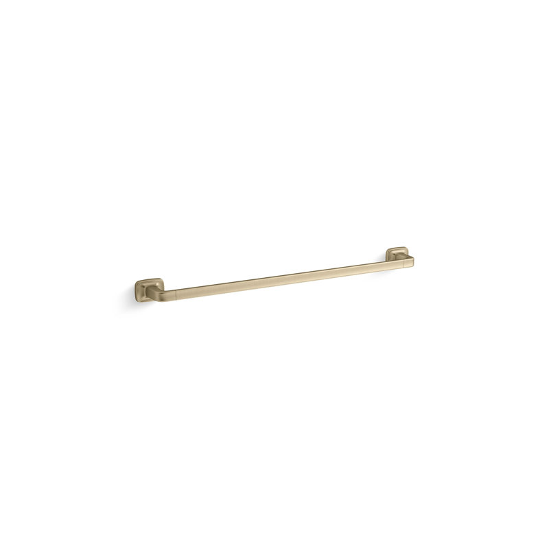 Per Se® 24'' Wall Mounted Towel Bar, Brushed French Gold
