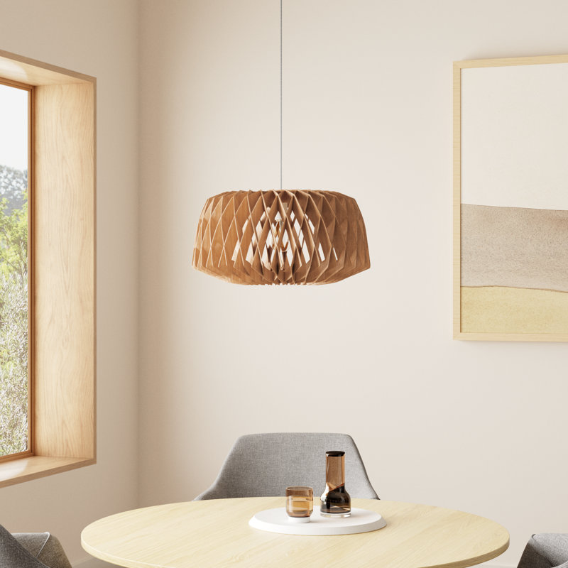 Gwyn 1 - Light Brown Single Pendant