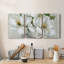 Shiplap Magnolias - Toile tendue avec châssis de qualité supérieure - Prêt à être accroché-81266207