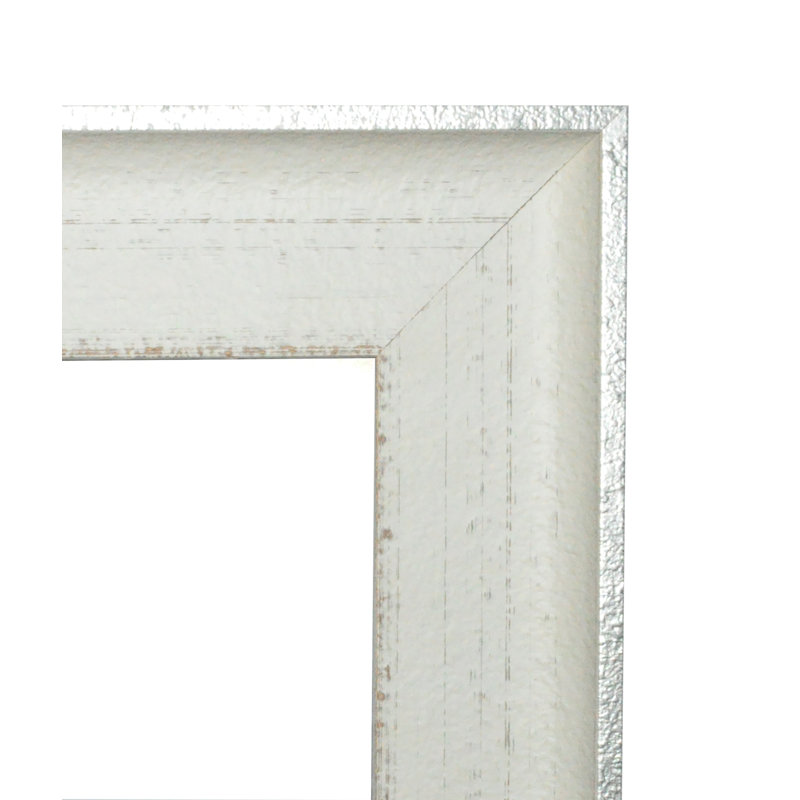 Solid Wood Flat Mirror, 69" H x 29" W, White