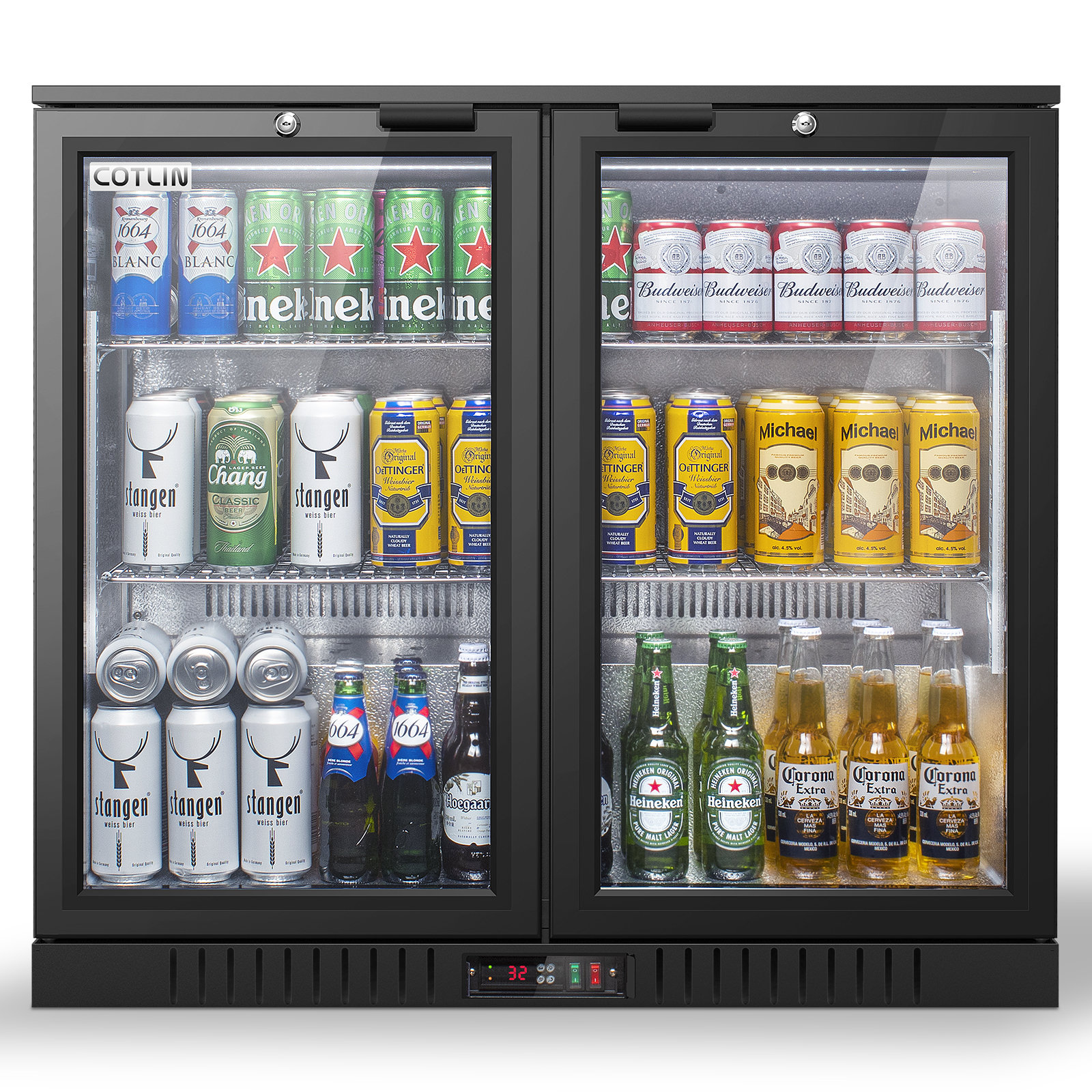 outdoor rated beverage cooler