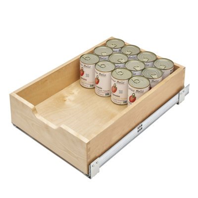 Rev-A-Shelf 14.71" Pullout Kitchen Cabinet Drawer w/ Soft-close, 4WDB-15SC-1