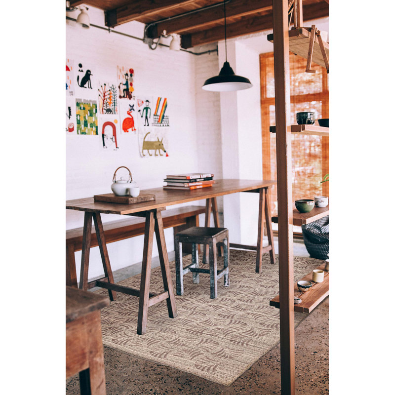 Kilim taupe Marrakech 5 pi 4 po x 7 pi 3 po